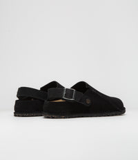 Birkenstock Lutry Narrow Premium Suede Sandals - Black thumbnail