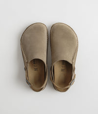 Birkenstock Lutry Premium Suede Sandals - Grey Taupe thumbnail