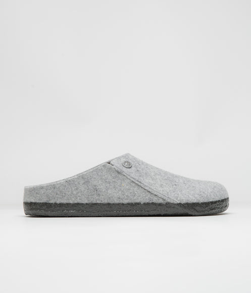 Birkenstock Zermatt Felt Slippers - Light Grey