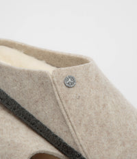 Birkenstock Zermatt Shearling Felt Slippers - Eggnog thumbnail