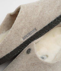 Birkenstock Zermatt Shearling Felt Slippers - Eggnog thumbnail