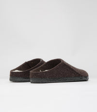 Birkenstock Zermatt Shearling Felt Slippers - Mocha thumbnail