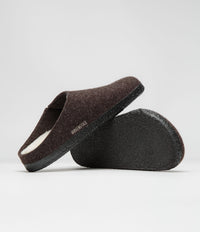 Birkenstock Zermatt Shearling Felt Slippers - Mocha thumbnail