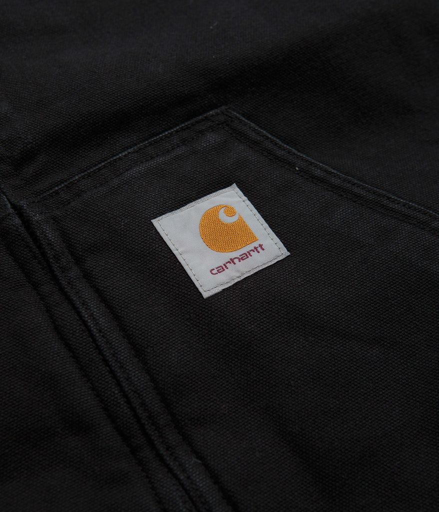 Carhartt Active Jacket - Black Heavy Stone Wash | Always in Colour