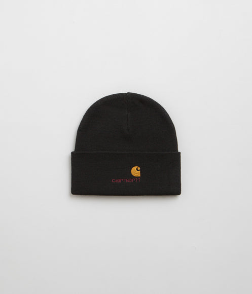 Carhartt American Script Beanie - Black