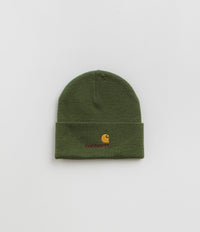 Carhartt American Script Beanie - Tarragon thumbnail