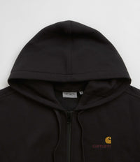 Carhartt American Script Hooded Jacket - Black thumbnail