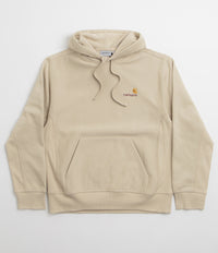 Carhartt American Script Hoodie - Fleur De Sel thumbnail