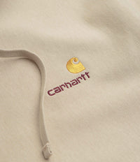 Carhartt American Script Hoodie - Fleur De Sel thumbnail