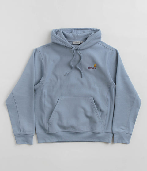 Carhartt American Script Hoodie - Frosted Blue | Always in Colour