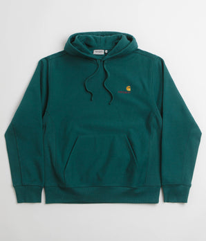 Carhartt American Script Hoodie - Malachite