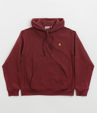 Carhartt American Script Hoodie - Malbec thumbnail