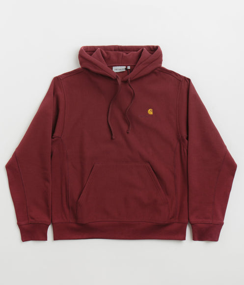 Carhartt American Script Hoodie - Malbec