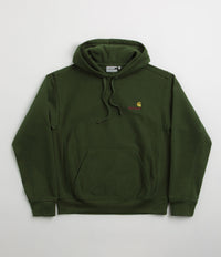 Carhartt American Script Hoodie - Tarragon thumbnail