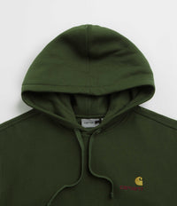 Carhartt American Script Hoodie - Tarragon thumbnail