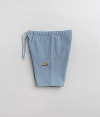 Carhartt American Script Sweat Shorts - Frosted Blue thumbnail