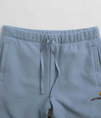 Carhartt American Script Sweat Shorts - Frosted Blue thumbnail