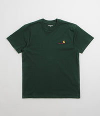 Carhartt American Script T-Shirt - Conifer thumbnail