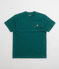 Carhartt American Script T-Shirt - Malachite thumbnail