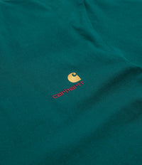 Carhartt American Script T-Shirt - Malachite thumbnail