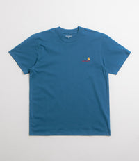 Carhartt American Script T-Shirt - Sodalite thumbnail