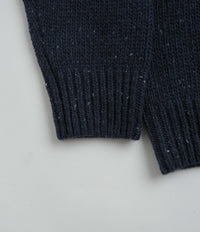 Carhartt Anglistic Crewneck Sweatshirt - Speckled Air Force Blue thumbnail