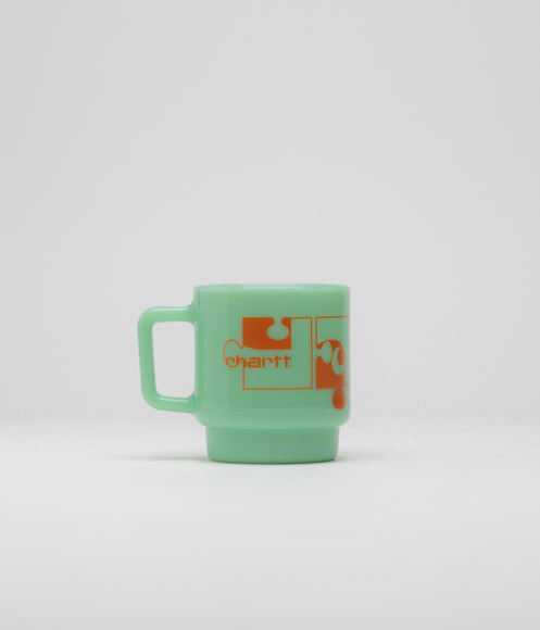 Carhartt Assemble Glass Mug - Jade / Carhartt Orange