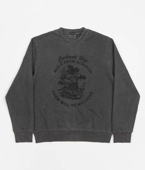 さらに100円引き◆CARHARTT◆BAYOU SWEATSHIRT Carhartt Bayou Crewneck Sweatshirt - Black | Always in Colour