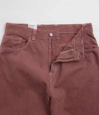 Carhartt Brandon Denim Pants - Dusky Pink thumbnail