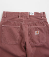 Carhartt Brandon Denim Pants - Dusky Pink thumbnail