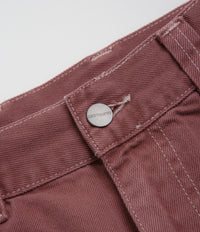 Carhartt Brandon Denim Pants - Dusky Pink thumbnail