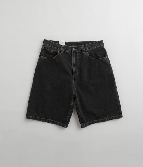 Carhartt Brandon Shorts - Black Stone Wash