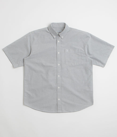 Carhartt Braxton Short Sleeve Shirt - Graphite / Wax