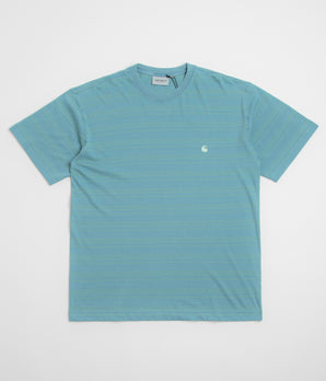 Carhartt Brodine T-Shirt - Brodine Stripe / Saguaro