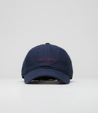 Carhartt Canvas Script Cap - Air Force Blue / Malbec thumbnail