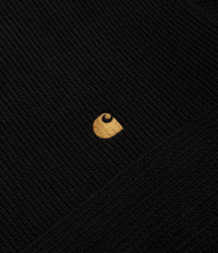 Carhartt Chane Crewneck Sweatshirt - Black / Gold thumbnail