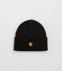 Carhartt Chase Beanie - Black / Gold thumbnail