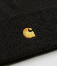 Carhartt Chase Beanie - Black / Gold thumbnail