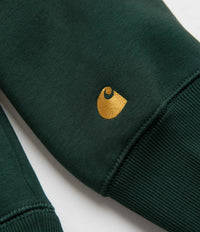 Carhartt Chase Hoodie - Discovery Green / Gold thumbnail