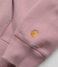 Carhartt Chase Hoodie - Glassy Pink / Gold thumbnail
