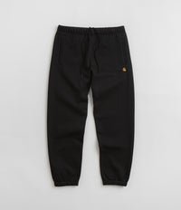 Carhartt Chase Sweatpants - Black / Gold thumbnail