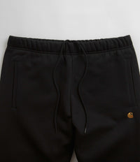 Carhartt Chase Sweatpants - Black / Gold thumbnail