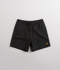 Carhartt Chase Swim Trunks - Black / Gold thumbnail