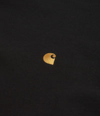 Carhartt Chase T-Shirt - Black / Gold thumbnail