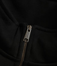 Carhartt Chase Zip Neck Sweatshirt - Black / Gold thumbnail