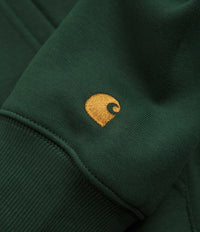 Carhartt Chase Zip Neck Sweatshirt - Sycamore Tree / Gold thumbnail