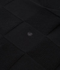 Carhartt Checker Polo Shirt - Black thumbnail