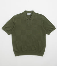 Carhartt Checker Polo Shirt - Dollar Green thumbnail