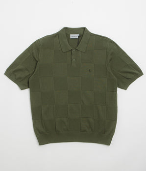 Carhartt Checker Polo Shirt - Dollar Green