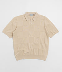 Carhartt Checker Polo Shirt - Fleur De Sel thumbnail